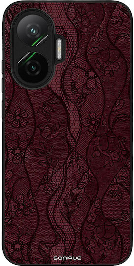 Калъф Sonique Diva Series Xiaomi Poco F7 5g Бордо Дантела