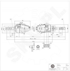 Arbore De Transmisie Pentru Renault Espace Iv Față Dreapta 7711135411