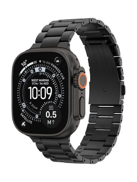 Spigen Кайшка Неръждаема Стомана Черна (Apple Watch 4/5/6/7/8/9/10/se/se 2/ultra/ultra 2/ultra 3) Spigen Кайшка Неръждаема Стомана Черна (Apple Watch 4/5/6/7/8/9/10/se/se 2/ultra/ultra 2/ultra 3)
