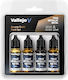 Acrylicos Vallejo True Комплект Цветове За Моделиране Arcane Златист 4бр