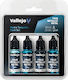 Acrylicos Vallejo True Комплект Цветове За Моделиране Тюркоазени 4бр