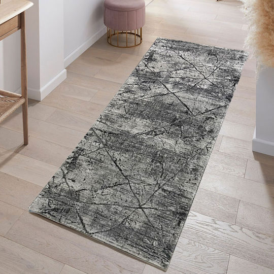 Lz287 Χαλί Διάδρομος Γκρι 80x100cm με Πλάτος 80cm (τιμή ανά μέτρο)