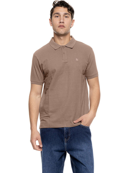 Biston Polo Herrenbluse Dk Beiges