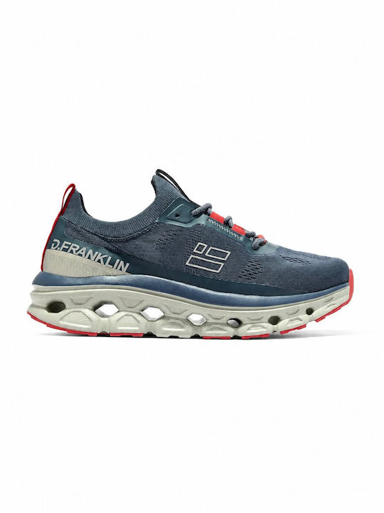 D.Franklin Ανδρικά Chunky Sneakers Μπλε
