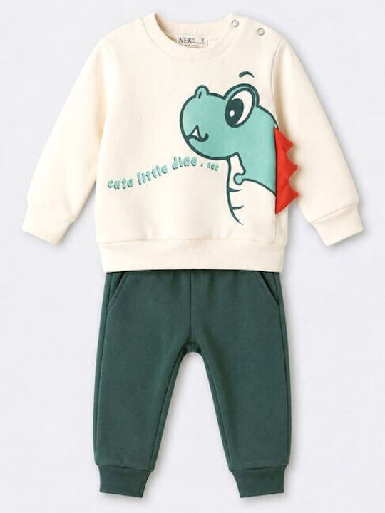 Nek Kids Wear Set trening pentru copii Vanilia-cipresi