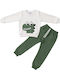 Kids Sweatpants Set With Top White
