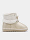 Kids Ecru Boots