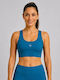 Women's Athletic Sports Bra Blue with Light Padding