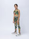 Kids Long Leggings Green Rooted