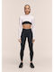 Training Damen Leggings Formendefinition Schwarz