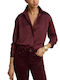 Long Sleeve Women's Shirt Bordeaux