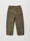 Kids Fabric Trousers Beige