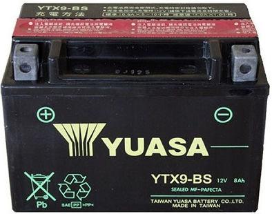 Μπαταρια Ytx9-bs Yuasa Taiwan 8.4ah