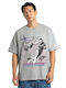 T-shirt Light Grey Melange 126NGMSS-4016-LIGHT