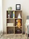 Bookcase Beige 75.5x30x97.5cm
