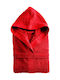 Rythmos Μπουρνούζι με Κουκούλα Red