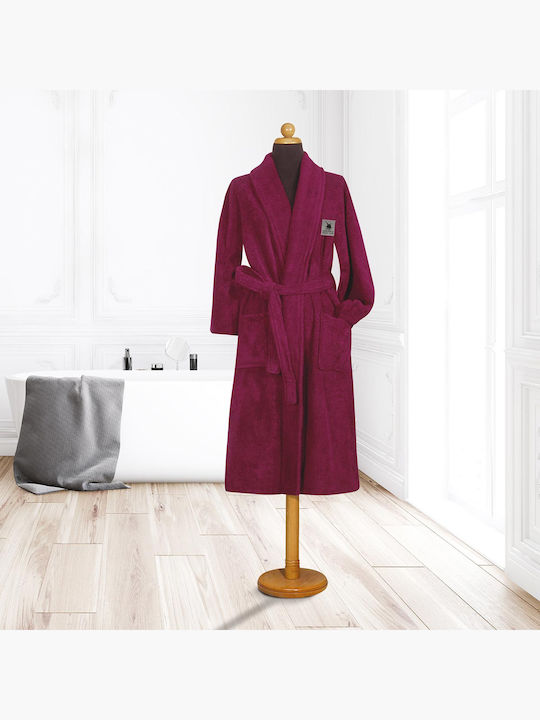 Greenwich Polo Club Bathrobe with Collar Bordea...