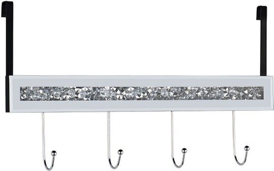 Mirrors & More Zoe Wandspiegel mit Grau Kunststoff Rahmen 40x12.5cm
