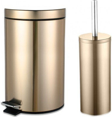 Sidirela Е-3660 Inox Комплект Пингал и Кошничка за Баня 7 л Златисто