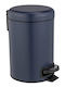 Wenko Inox Badezimmer Mülleimer 3lt Blau