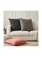 vidaXL Sofa-Kissen Heerlen aus Samt Rosa 65x65cm