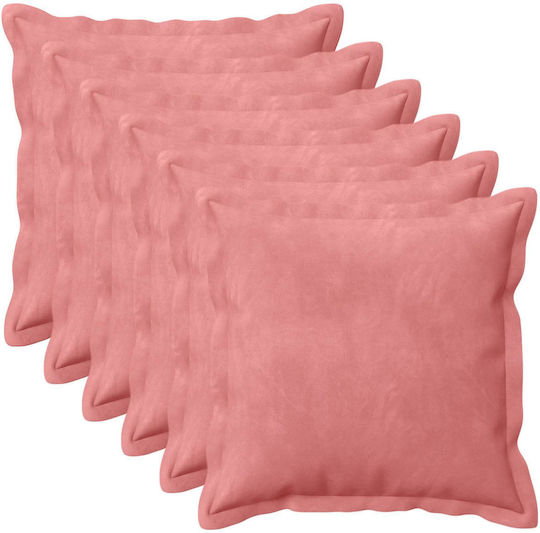 vidaXL Sofa-Kissen Houten aus Samt Rosa 50x50cm