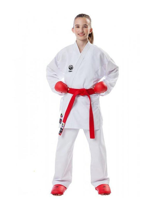 Tokaido Kumite Master Junior 8oz Kinder Karate Uniform Weiß