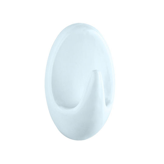 Wenko Strip It Dwarf 4460030100 Κρεμαστράκια με Αυτοκόλλητο Πλαστικά Λευκά 3τμχ