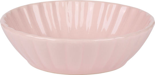 Alpina Appliances Round Ceramic Pink Serving Bowl with Diameter 13.4cm