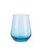 Alpina Set Water Glasses in Light Blue Colour 450ml 4 Pieces