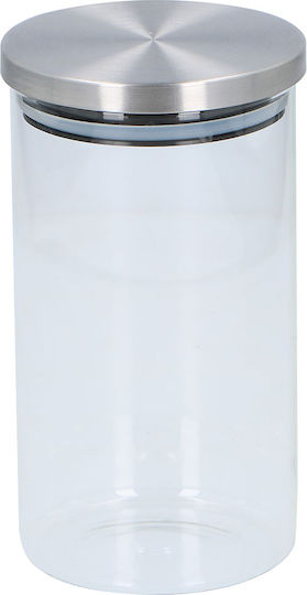 Alpina Pasta Jar with Airtight Lid Glass Transparent 950ml