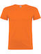 Roly Ανδρικό Διαφημιστικό T-shirt σε Πορτοκαλί Χρώμα