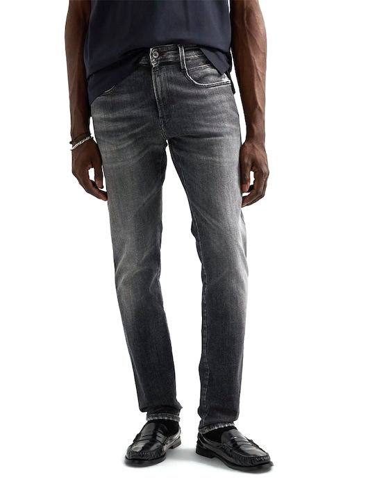 Anbass Men's Slim Fit Jeans Pants Anthracite
