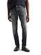 Anbass Men's Slim Fit Jeans Pants Anthracite