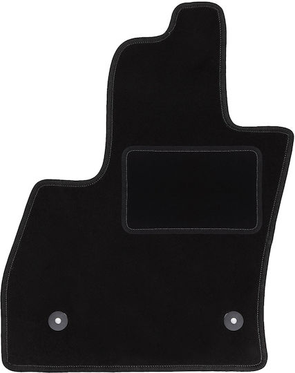 Velour Driver’s Mat Fiat 500l Minivan 2012 Black