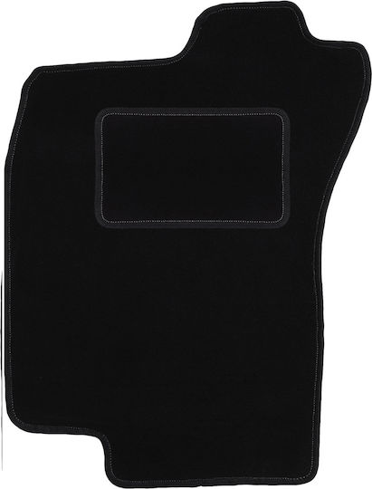 Velour Fahrerfußmatten Fiat Tempra Kombi Limousine 1990–1999 Schwarz