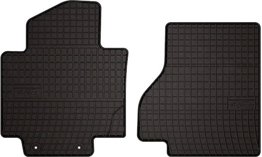 Rubber Car Mats Nissan E-nv200 Van 2014-2021 Black Fitted