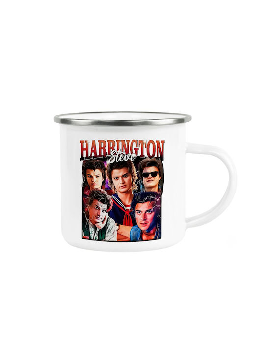 Koupakoupa Steve Harrington Metallic White Mug ...
