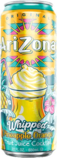 Arizona Whipped Pineapple Orange Sugar Free 650ml