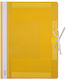 Plastic Folded Briefcase A4 Yellow Biurfol