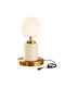 Opviq Decorative Table Lamp Moira E27 17x17x34cm