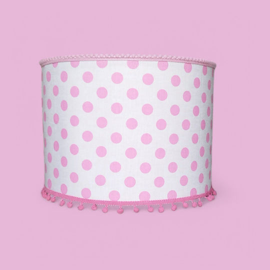 Einfaches Licht Kinderzimmer-Deckenleuchte Krempe Rosa 35x25cm