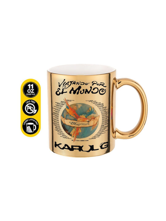 Koupakoupa Karol G Tropicoqueta Ceramic Mug Gol...