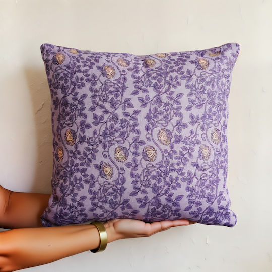 Inspiral Tree Decorative Pillow Case Purple 45x45cm