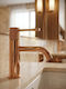 Rea Venti Mixing Sink Faucet Copper