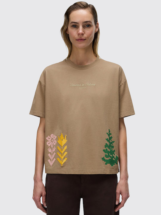 Bluza Damă Bumbac Maro