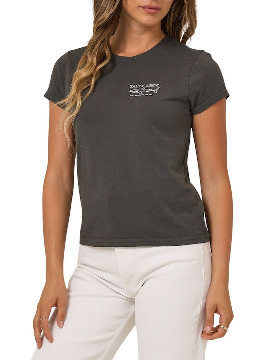 Damen T-Shirt Dunkelgrau