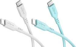 Goobay Cable USB-C male - USB-C 60W Πολύχρωμο 1...