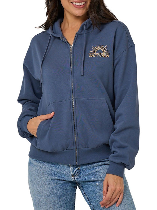Salty Crew Women's Cardigan Sweatshirt Hooded V...