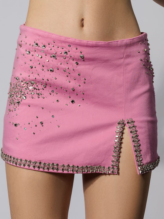 DES PHEMMES Mini Pink Skirt
